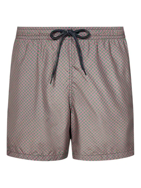 Drumohr geometric-pattern swim shorts
