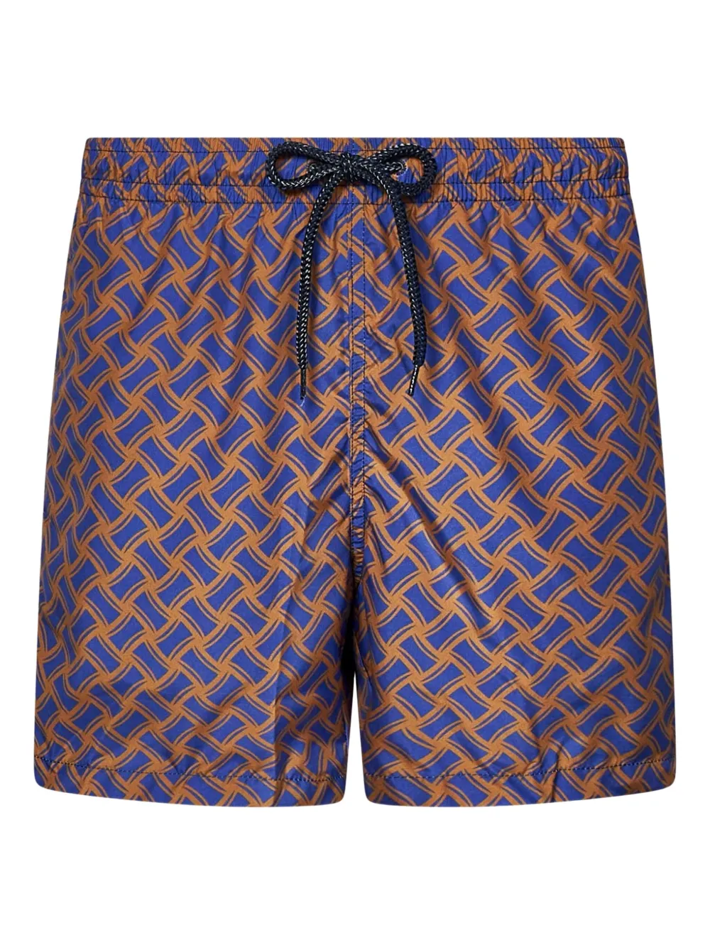 Drumohr geometric-pattern swim shorts Blauw