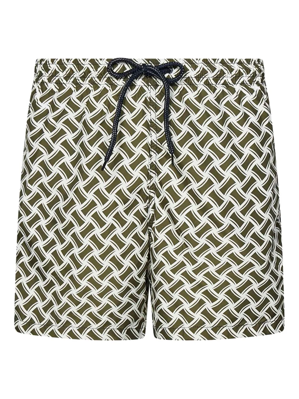 Drumohr geometric-pattern swim shorts Groen