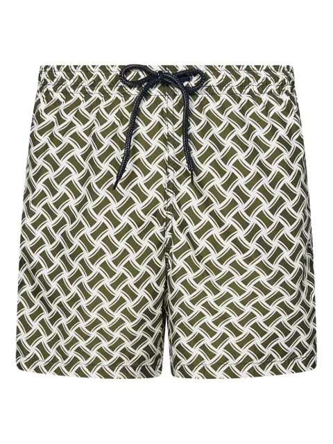Drumohr geometric-pattern swim shorts