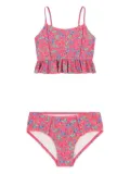 Konges Sløjd floral-print peplum bikini - Pink