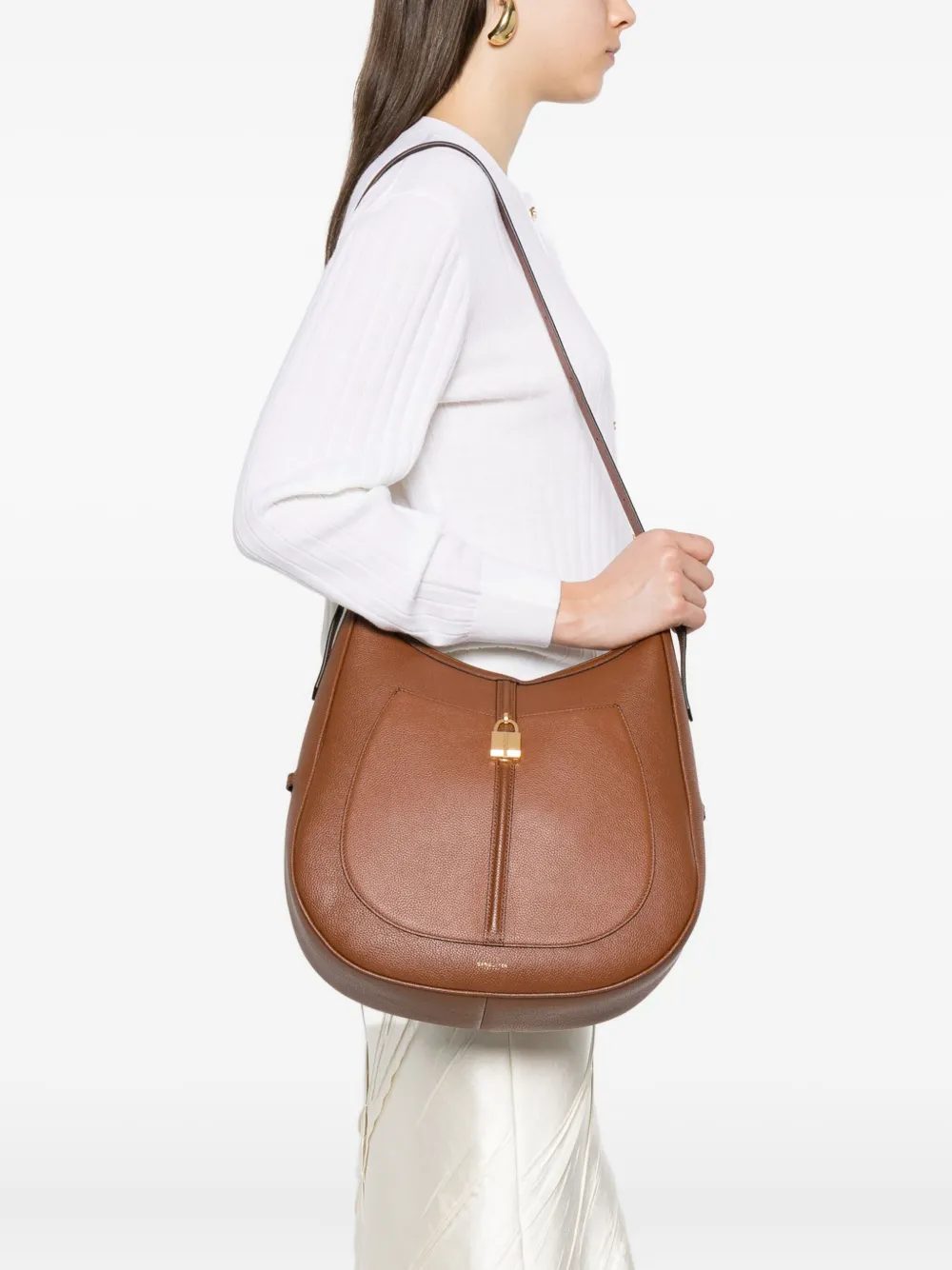 DeMellier small Siena padlock-detail shoulder bag | Image 2
