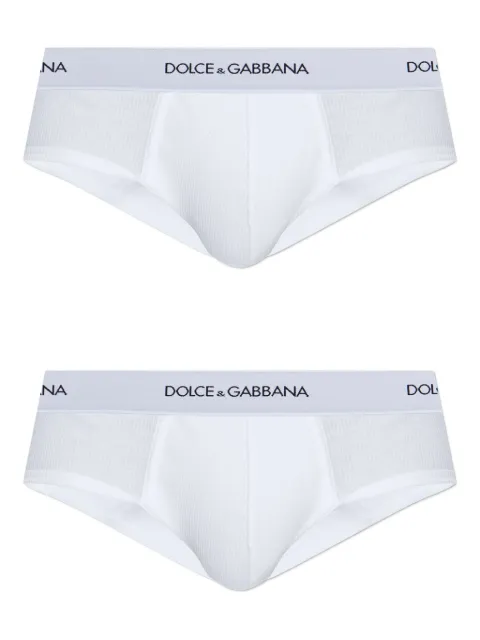 Dolce & Gabbana logo-waistband briefs (pack of two)