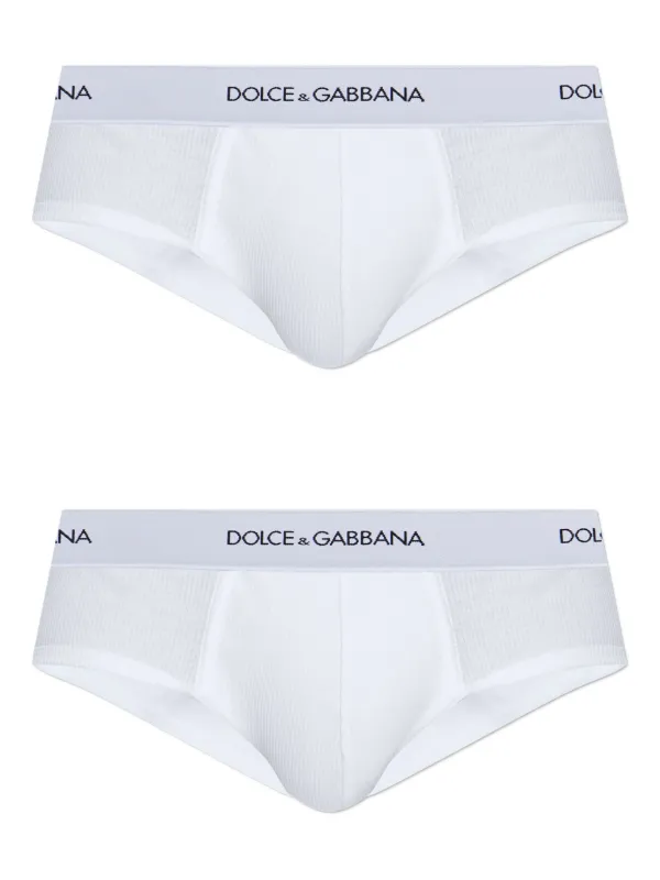 Dolce & Gabbana ブリーフセット Dolce & Gabbana ロゴ ブリーフ セット | ホワイト | FARFETCH JP