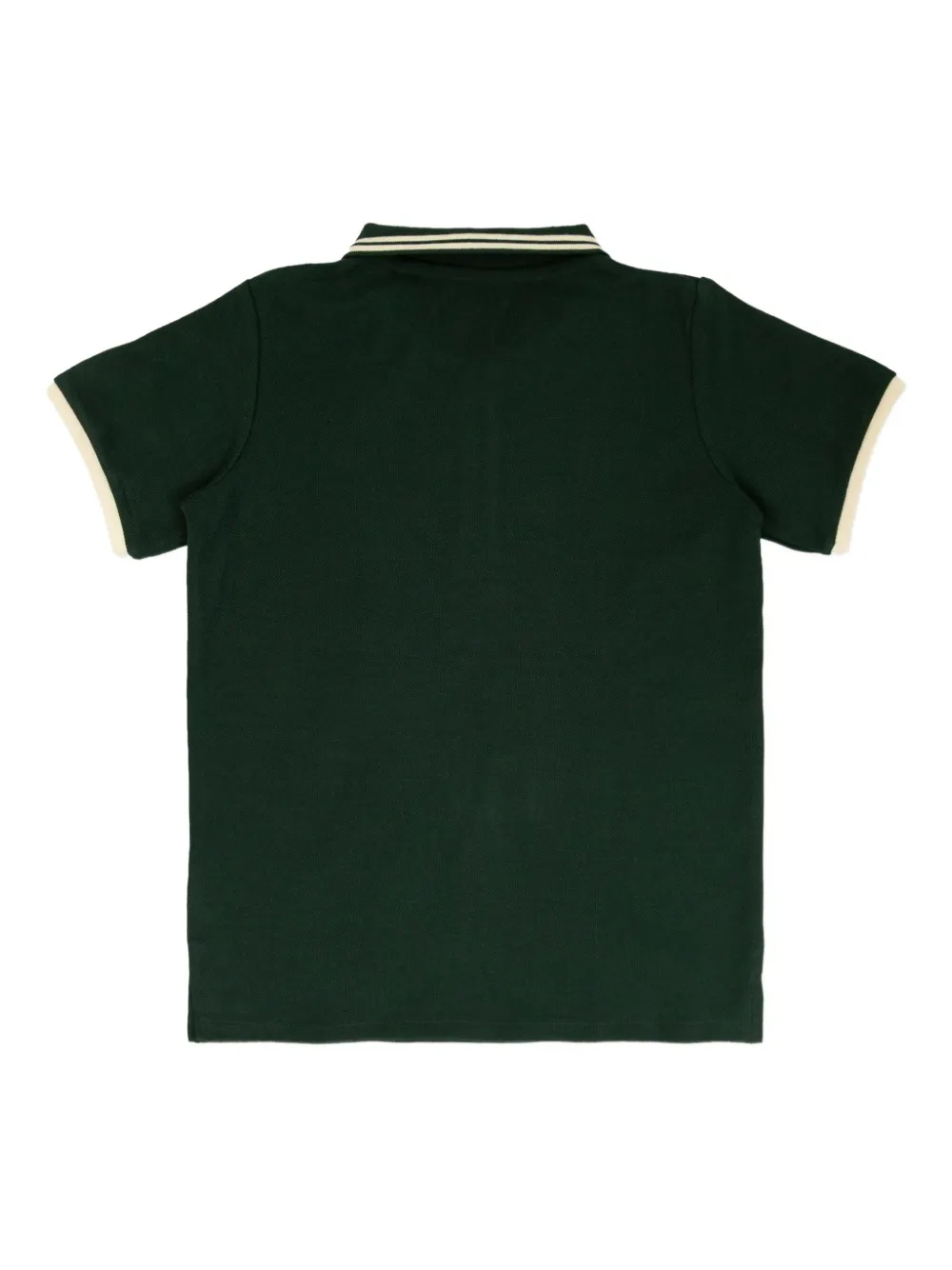Konges Sløjd Pine Grove poloshirt met contrasterende kraag Groen