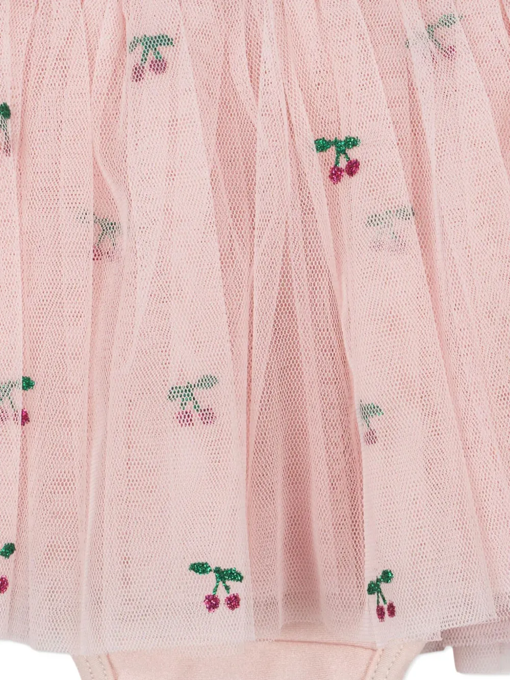 Konges Sløjd cherry-embroidered dress Roze