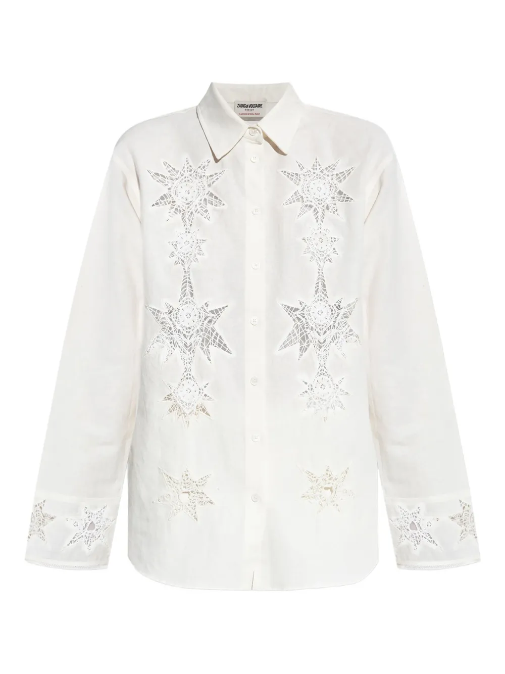 Zadig&Voltaire embroidered detail shirt