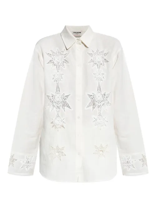 Chemise à détail brodé - Zadig&Voltaire - Modalova