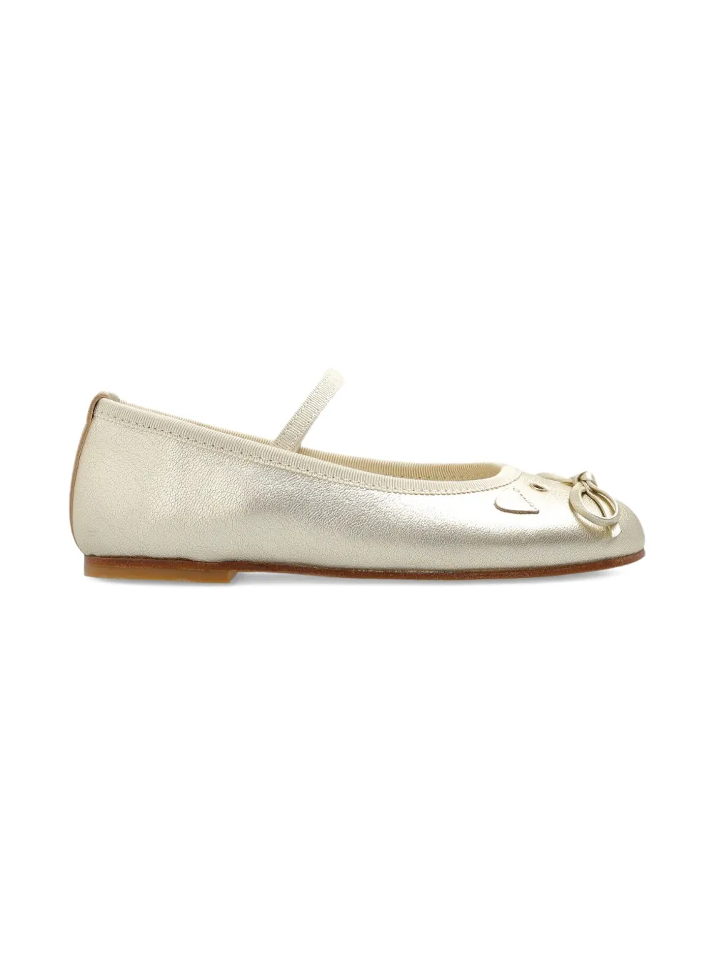 Bonpoint metallic ballerina shoes | dorado | Image 1