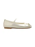 Bonpoint metallic ballerina shoes - Gold