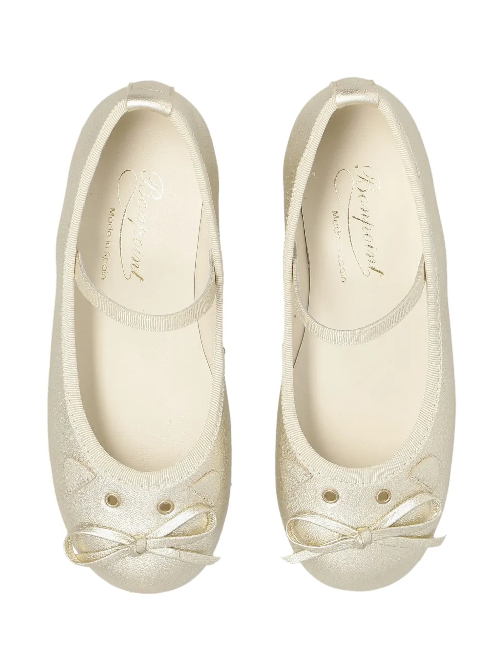 Bonpoint metallic ballerina shoes | Zapatos para chica | Image 2