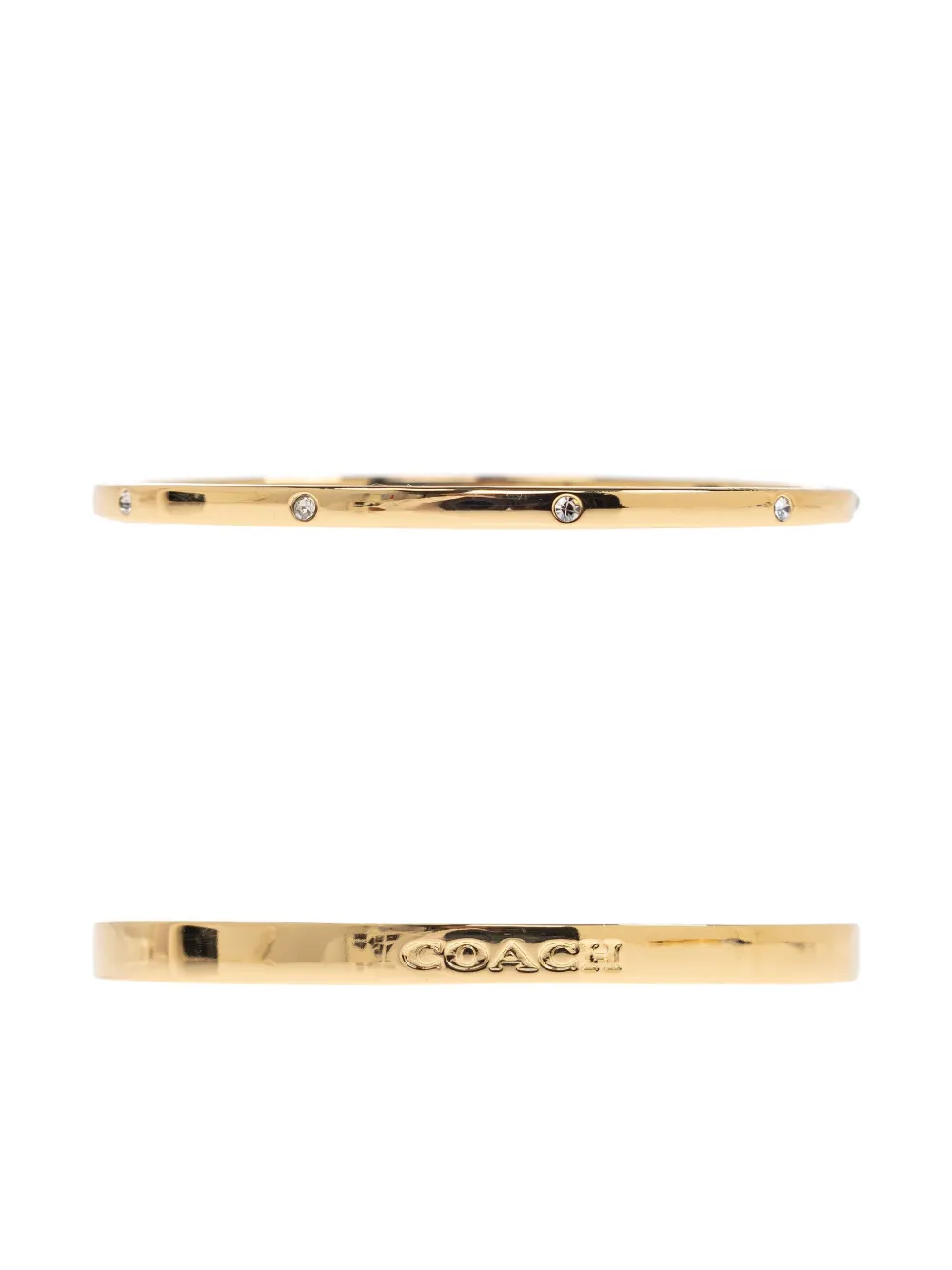 logo-engraved bangles (set of two)
