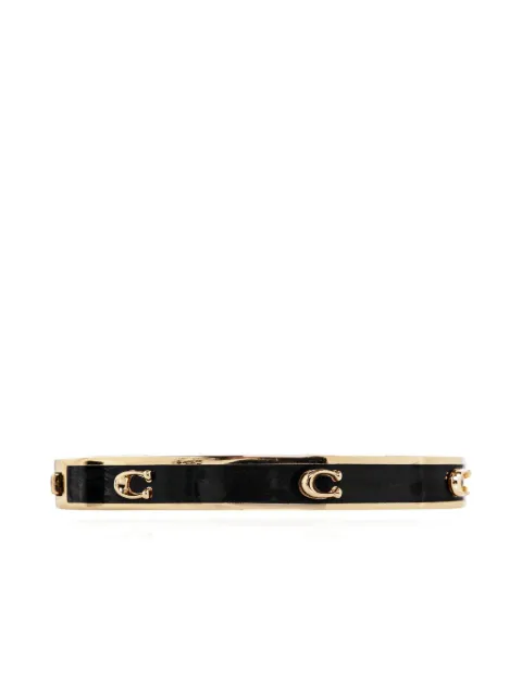 Coach logo-embossed bracelet