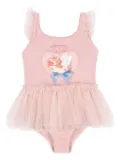 Konges Sløjd ruffled tulle swimwear - Pink