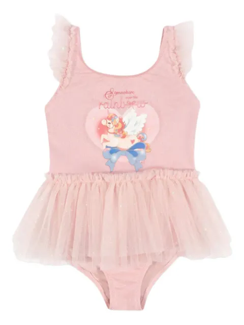 Konges Sløjd ruffled tulle swimwear