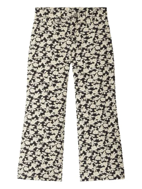 Bonpoint floral-print trousers