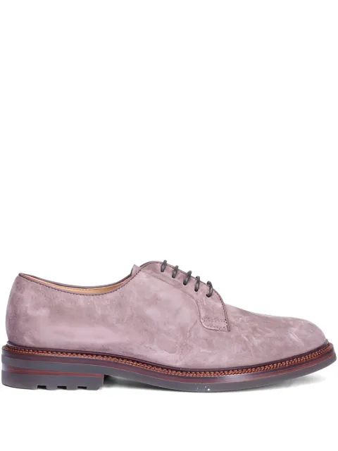 Brunello Cucinelli suede lace-up Derby shoes