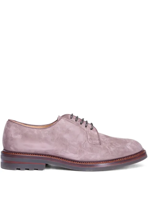 Brunello Cucinelli suede lace-up Derby shoes