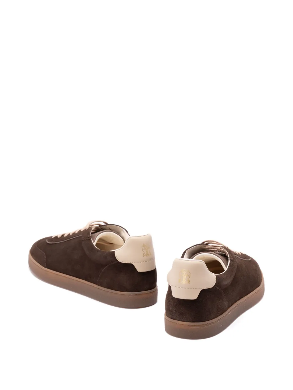 Brunello Cucinelli suede low-top sneakers Brown