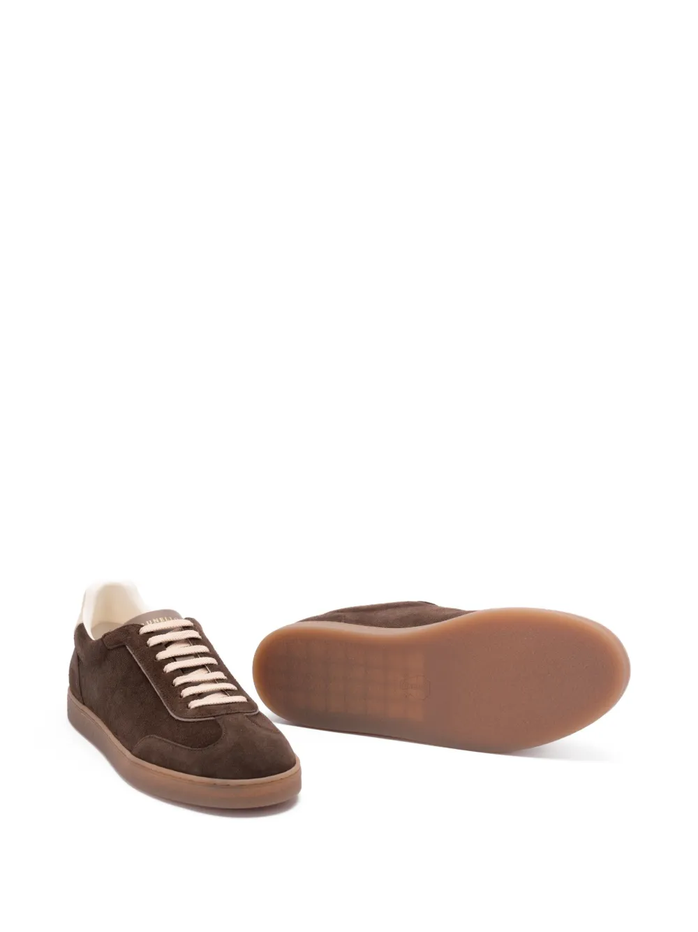Brunello Cucinelli suede low-top sneakers Brown