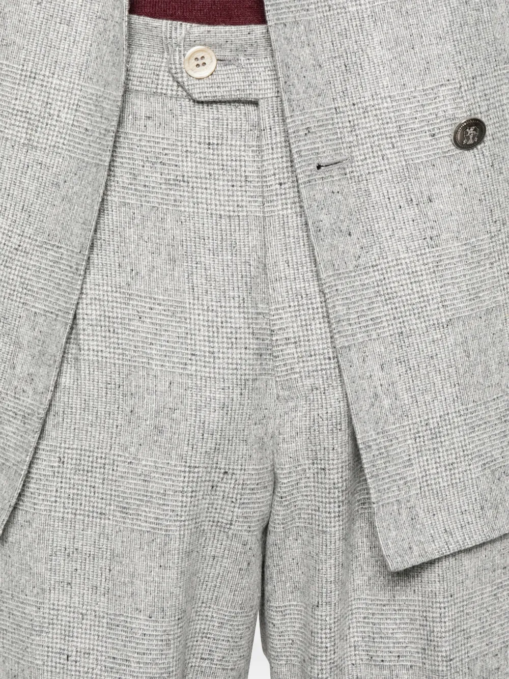 Brunello Cucinelli double-breasted blazer Grijs