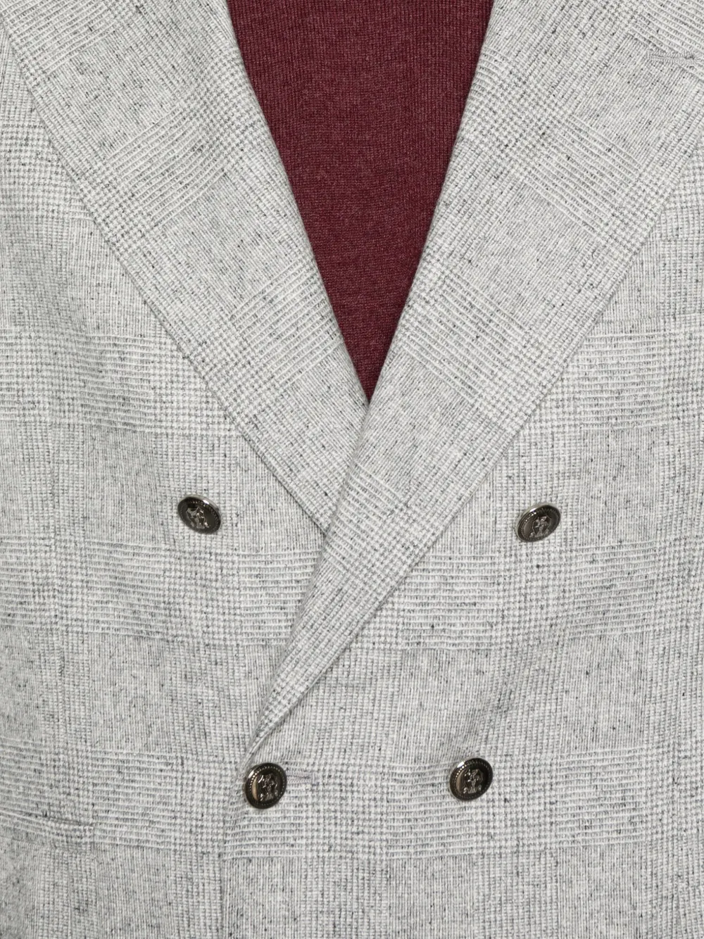 Brunello Cucinelli double-breasted blazer Grijs