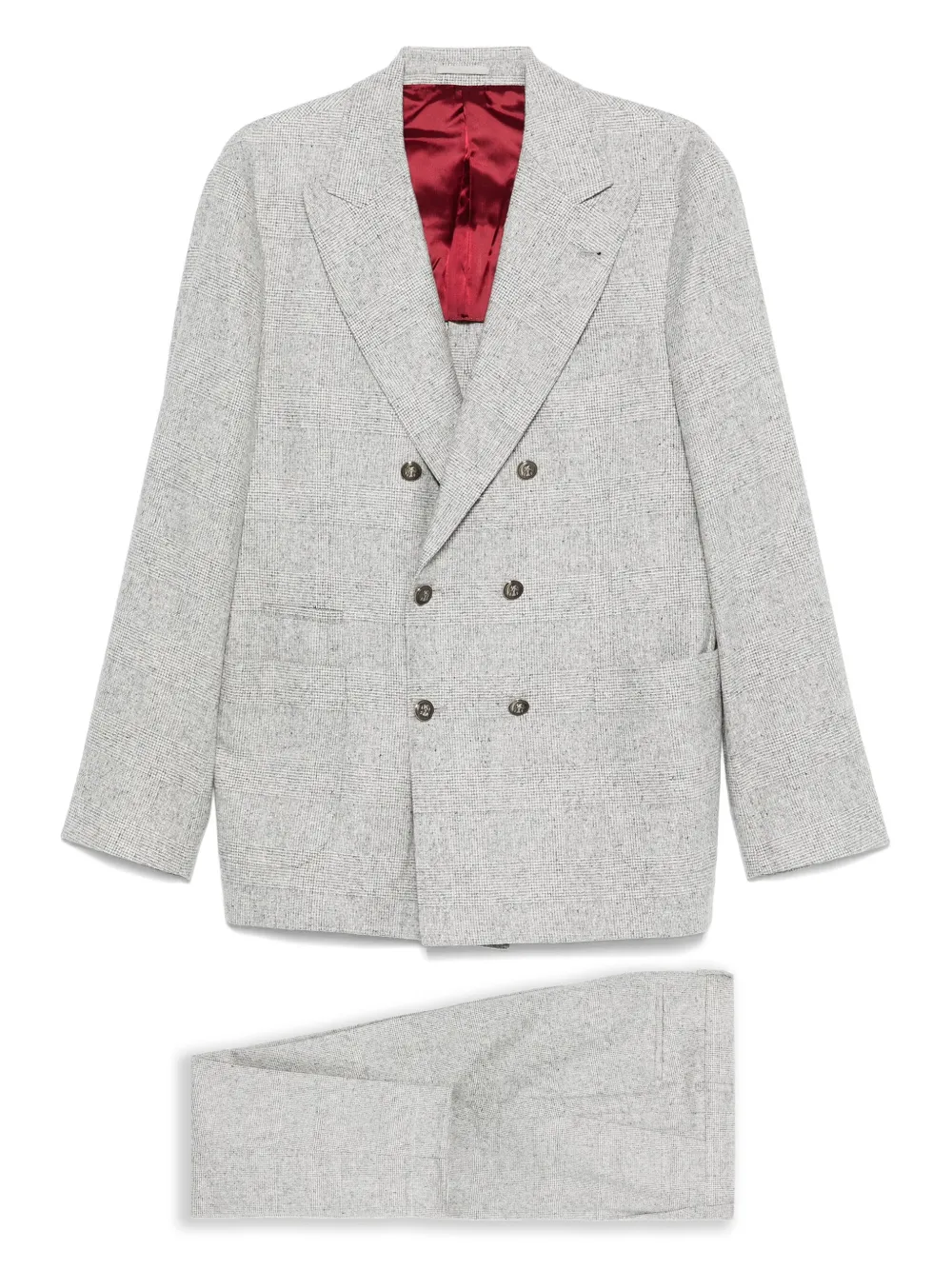 Brunello Cucinelli double-breasted blazer | gris | Image 1