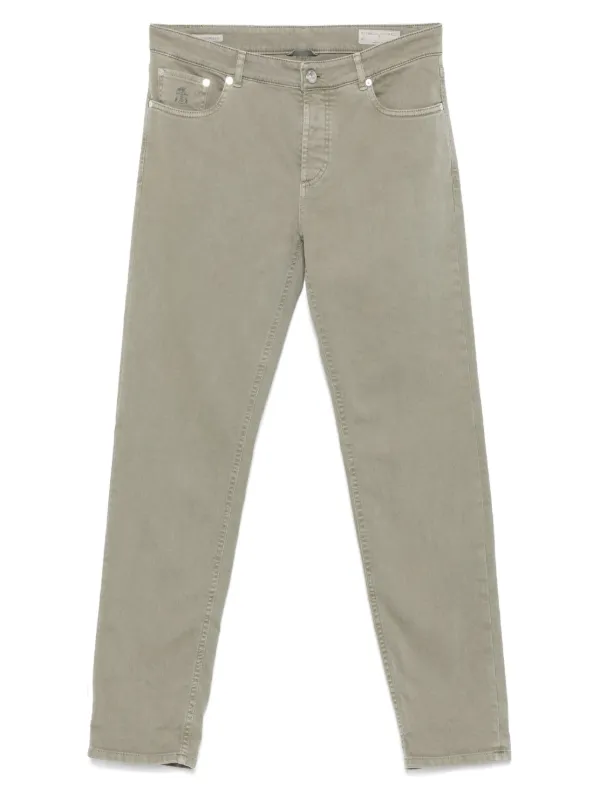 【Brunello Cucinelli】ストレートパンツ Brunello Cucinelli ストレートパンツ | ブラウン | FARFETCH JP