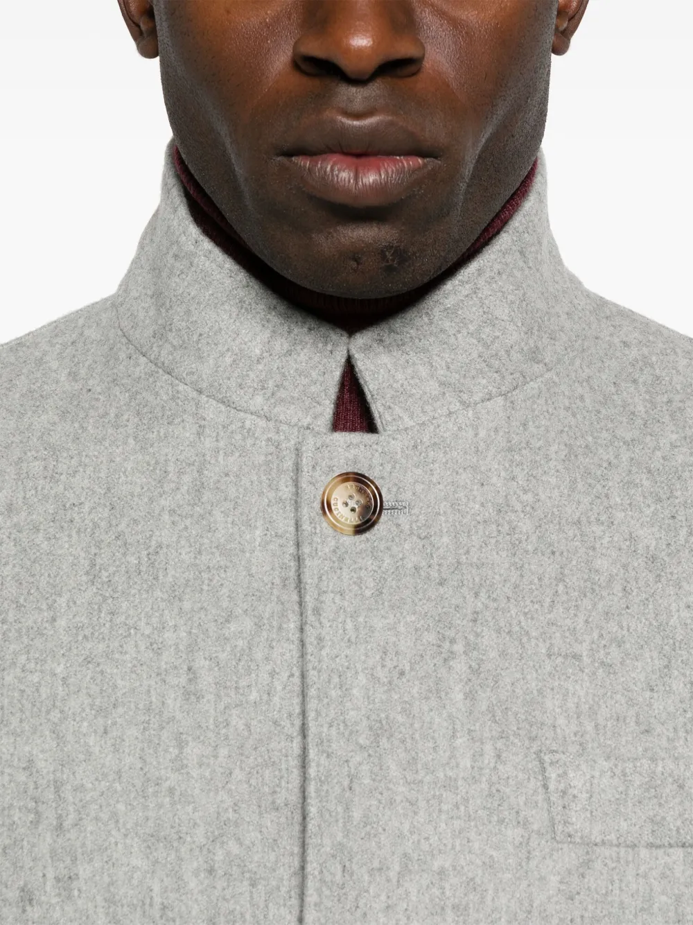 Brunello Cucinelli cashmere blazer Grijs