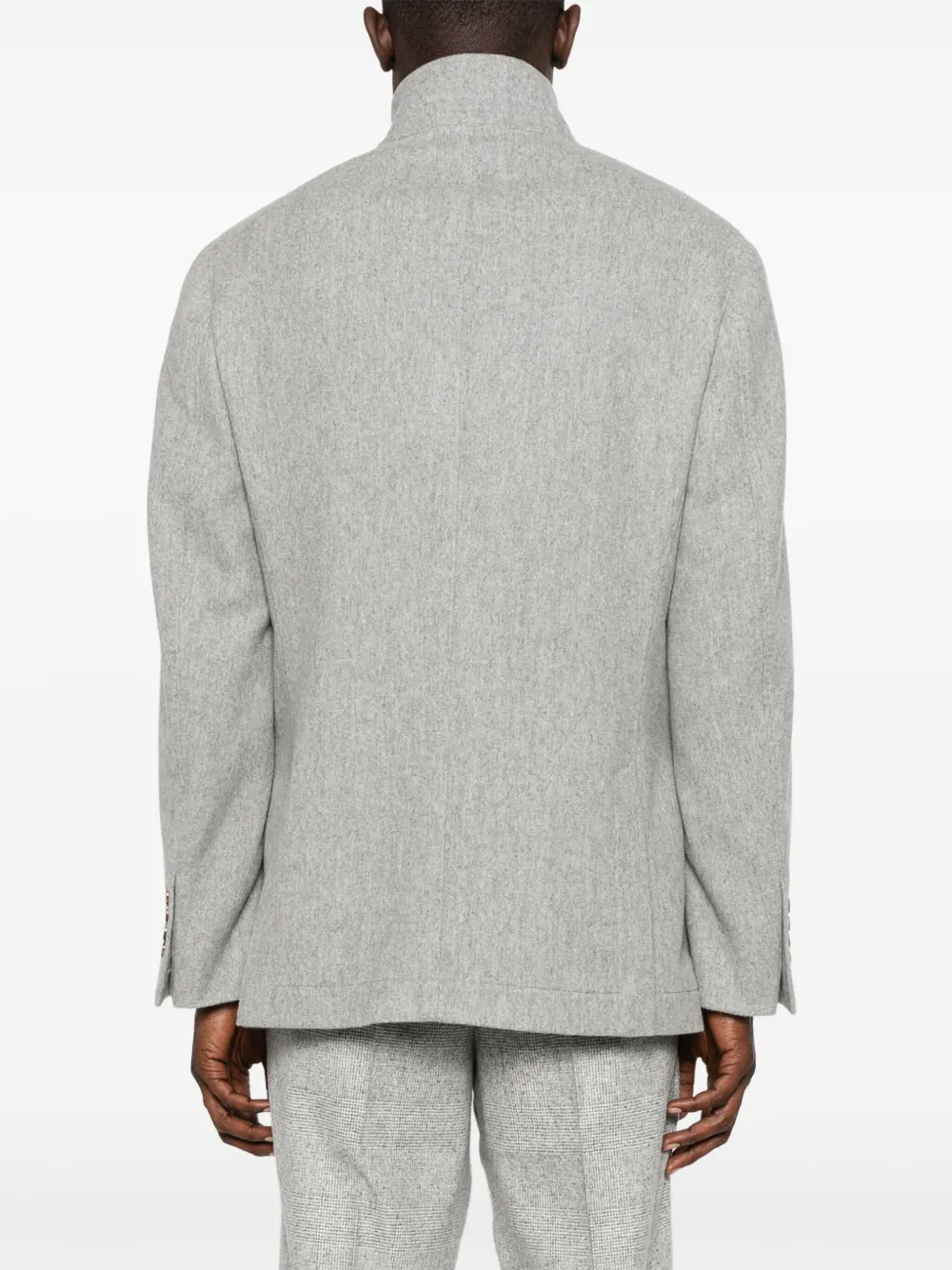 Brunello Cucinelli cashmere blazer Grijs