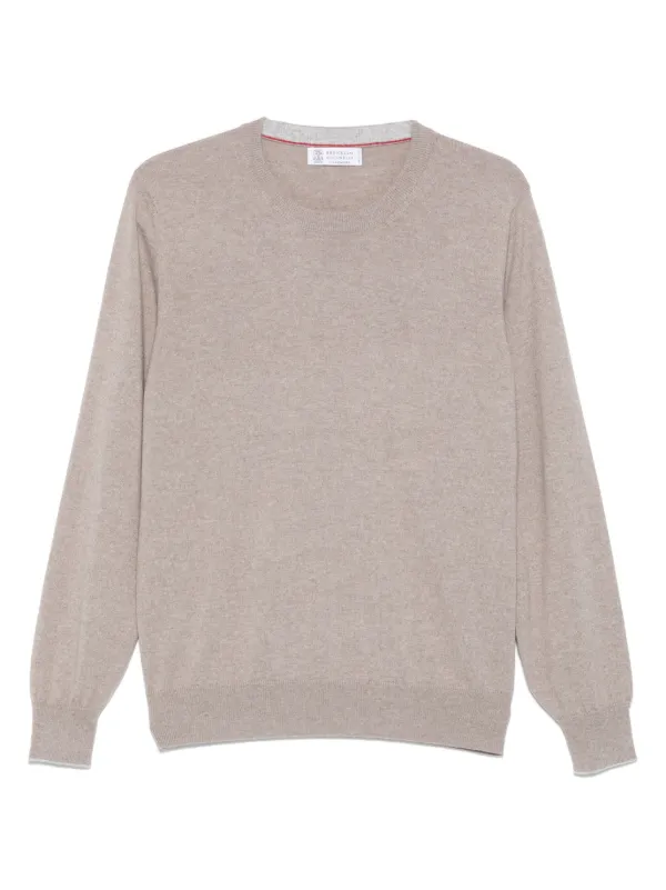 Brunello Cucinelli カシミア セーター | ニュートラル | FARFETCH JP