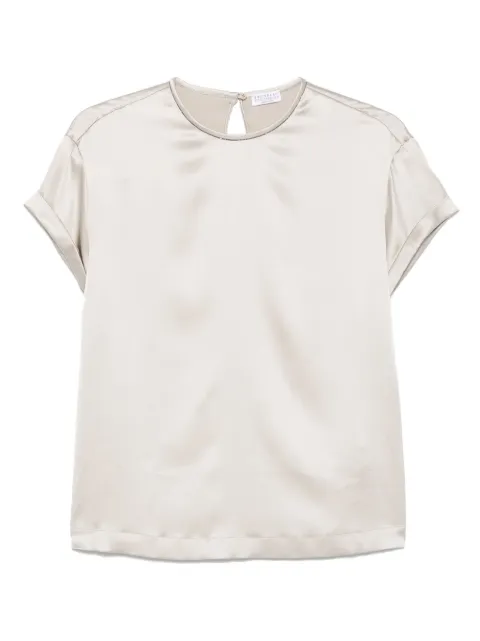 Brunello Cucinelli short sleeve blouse