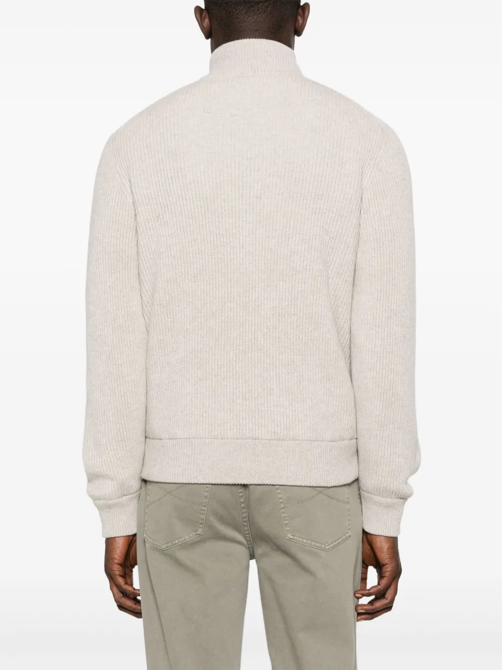 Brunello Cucinelli high-neck jacket Grijs