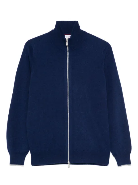 Brunello Cucinelli cashmere zip-up sweatshirt