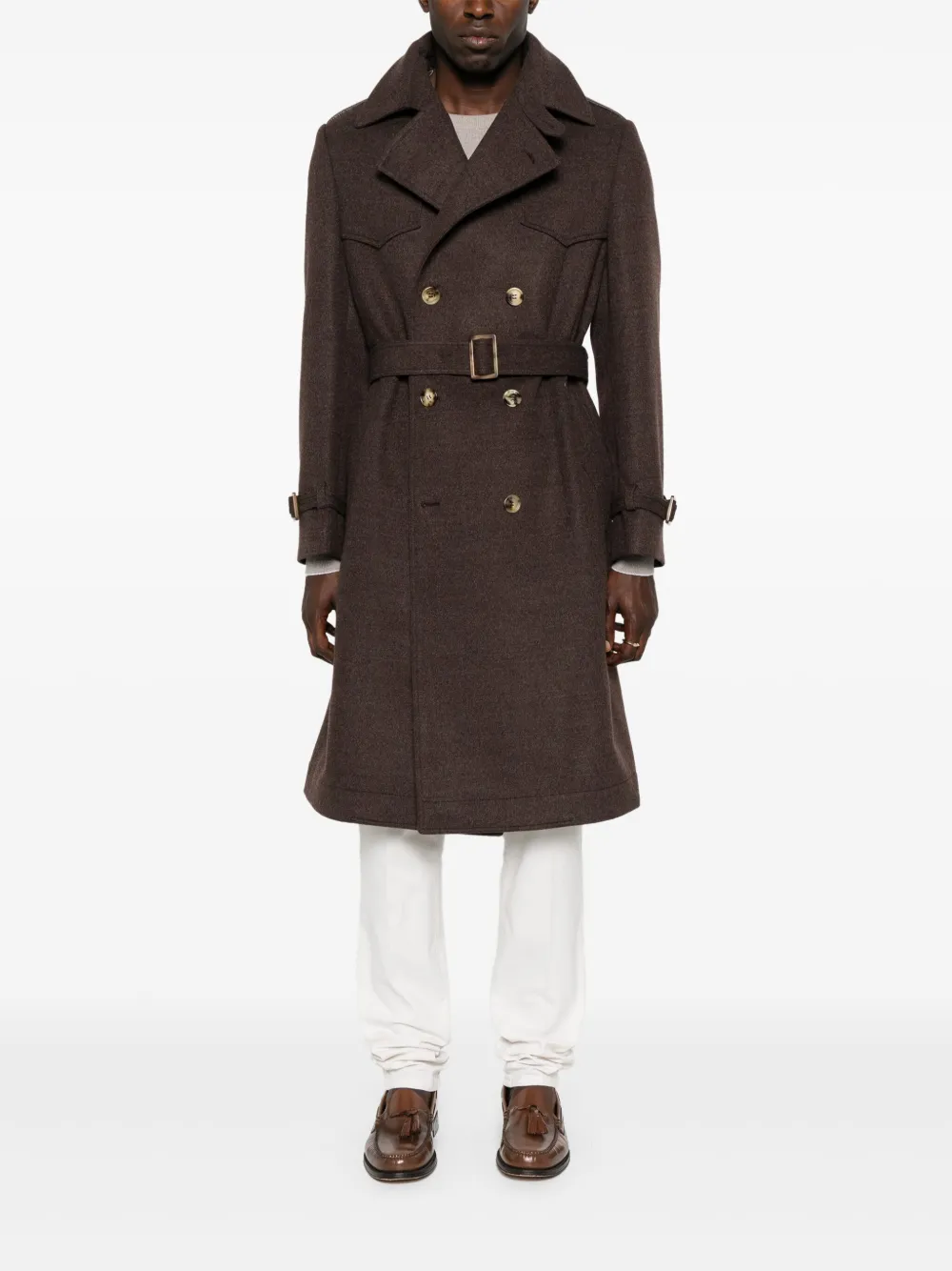 Brunello Cucinelli belted coat | Abrigos con doble botonadura | Image 2