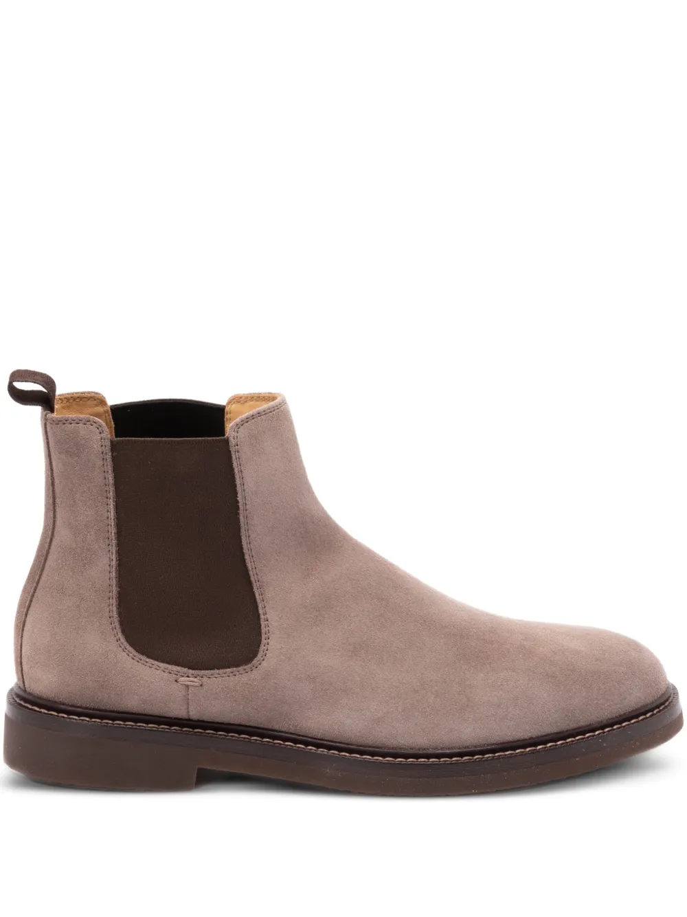 Brunello Cucinelli suede Chelsea boots Neutrals