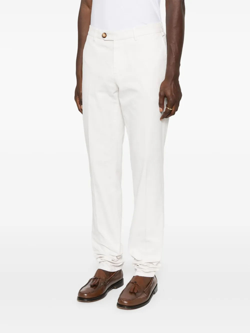 Brunello Cucinelli Straight broek Wit