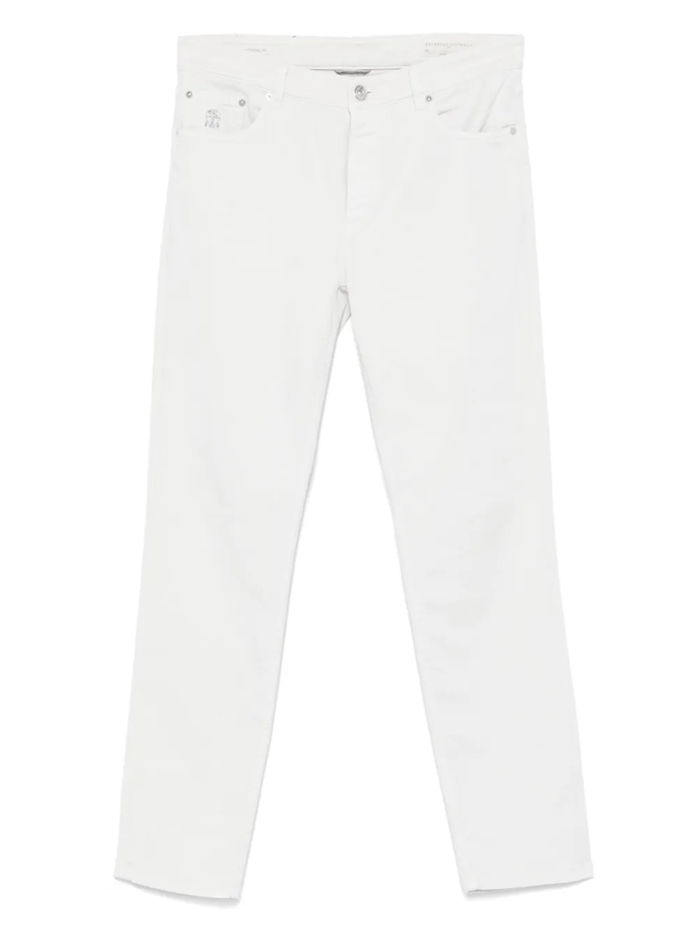 Brunello Cucinelli slim-cut jeans | Grey | Image 1