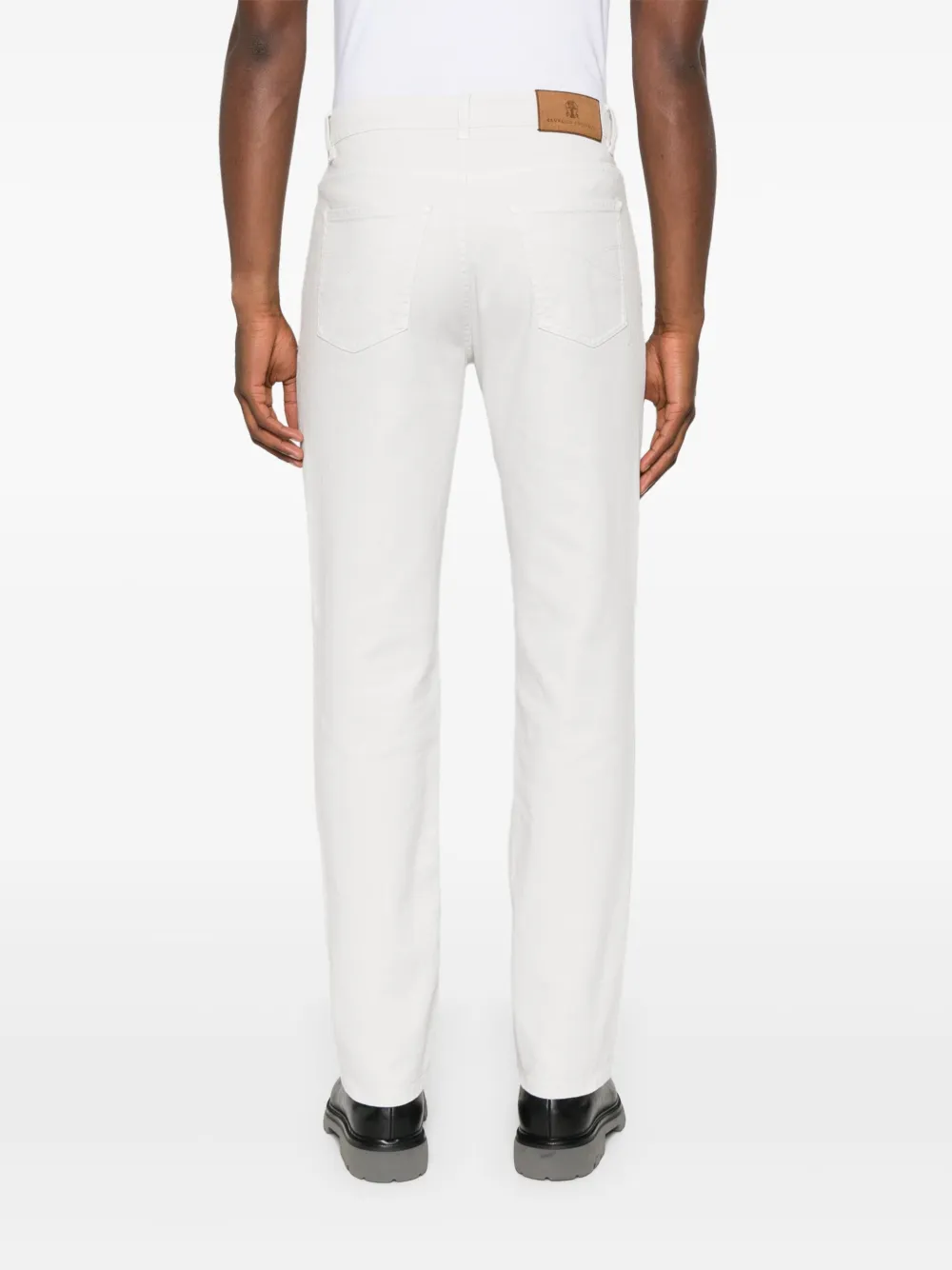 Brunello Cucinelli Slim-fit jeans Grijs