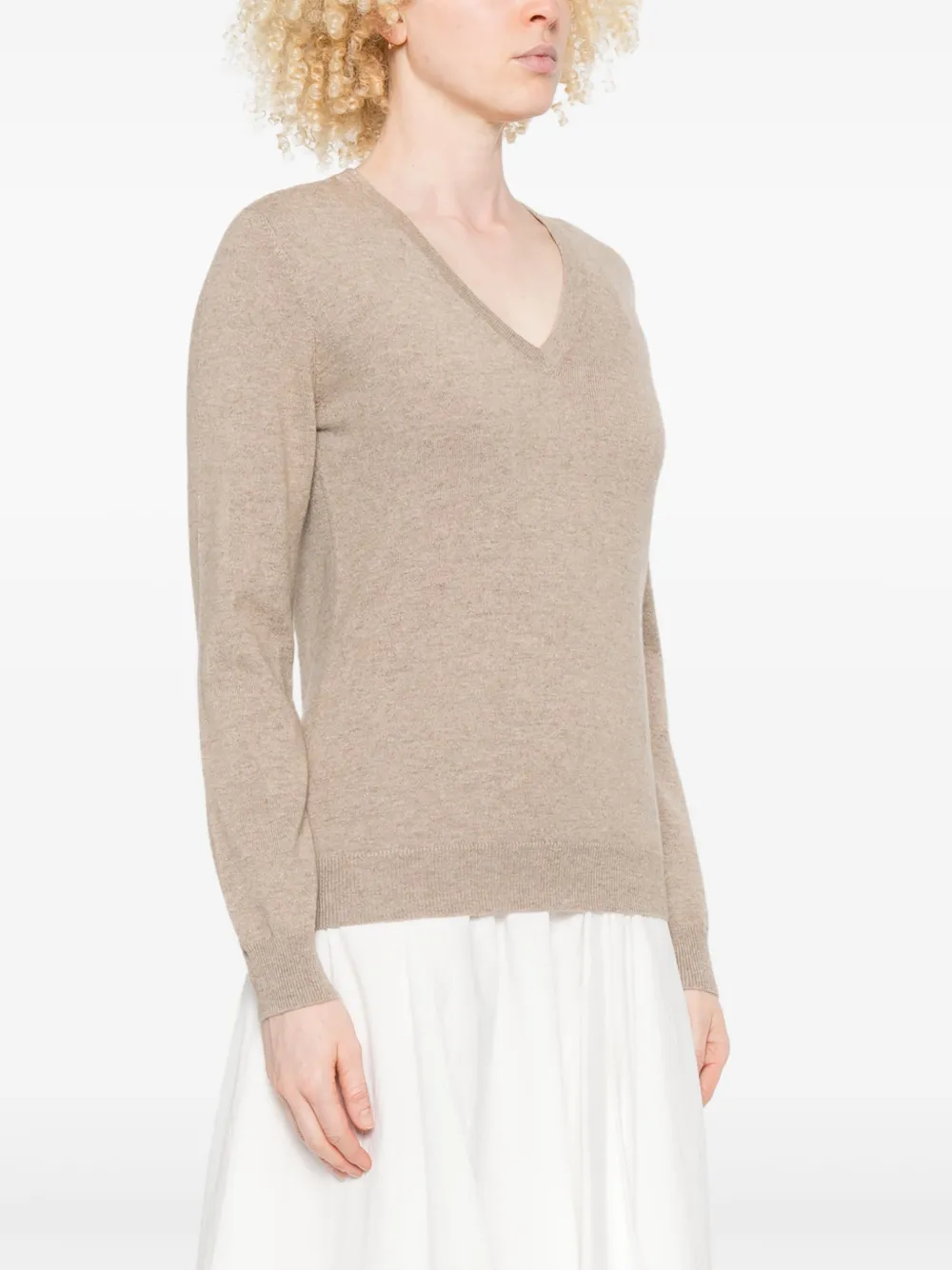 Brunello Cucinelli Kasjmier trui Beige
