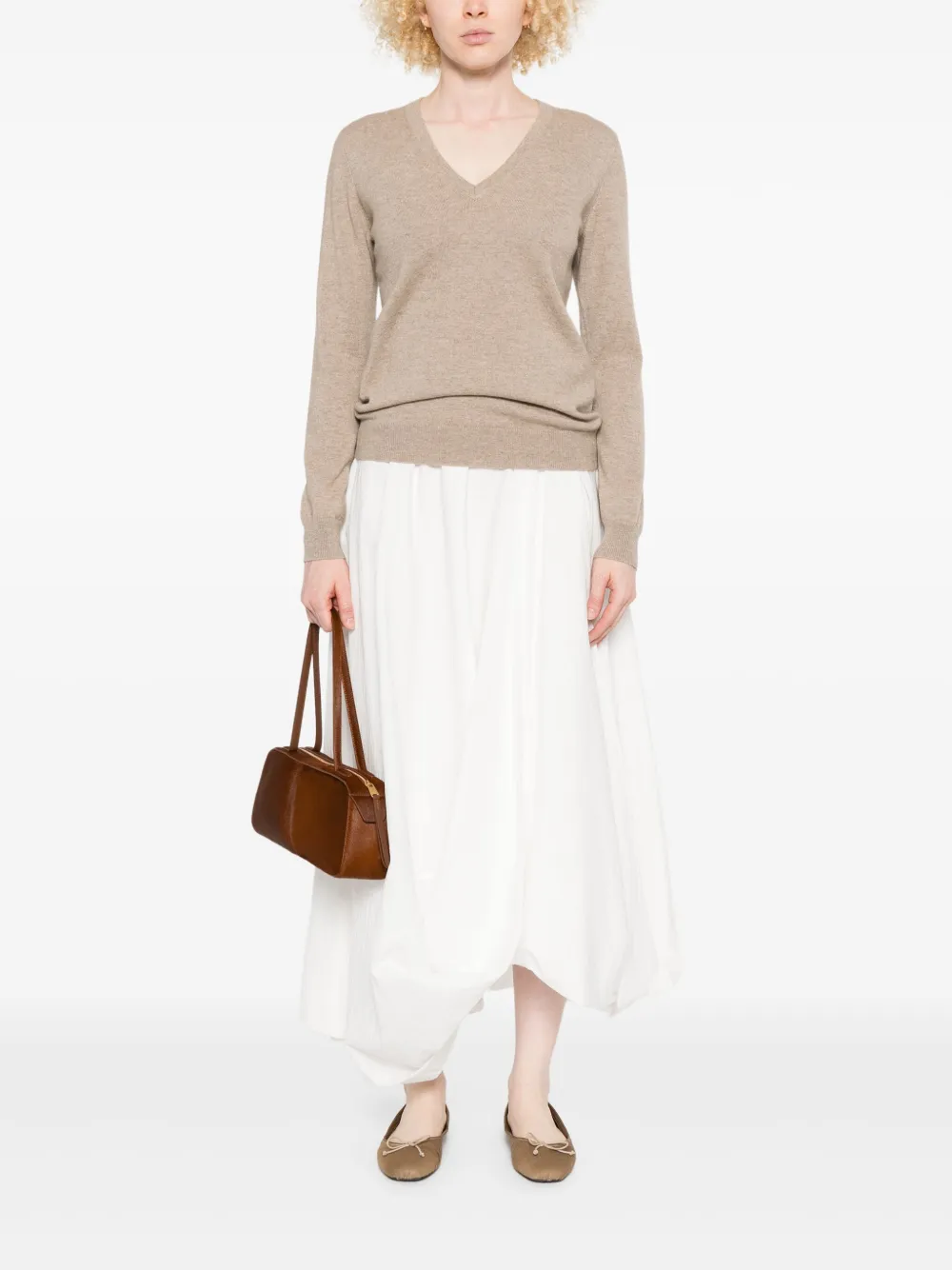 Brunello Cucinelli Kasjmier trui Beige