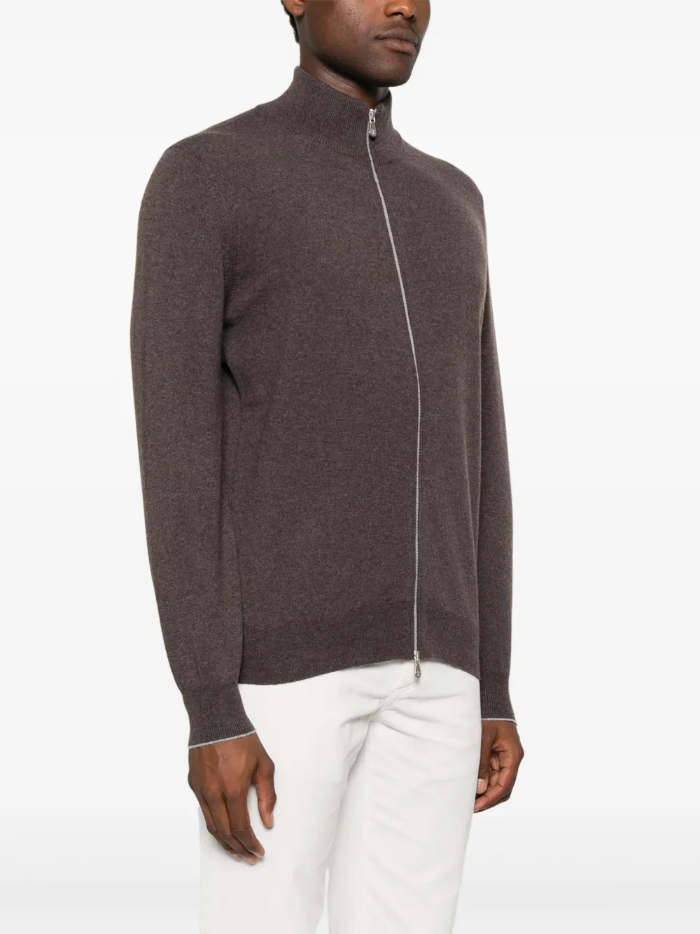 Brunello Cucinelli Kasjmier vest Bruin