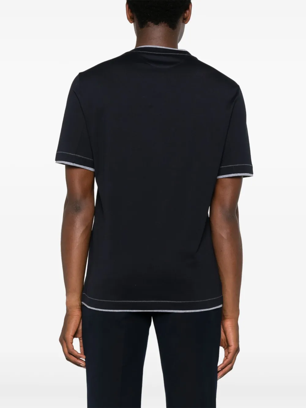 Brunello Cucinelli Katoenen T-shirt Blauw