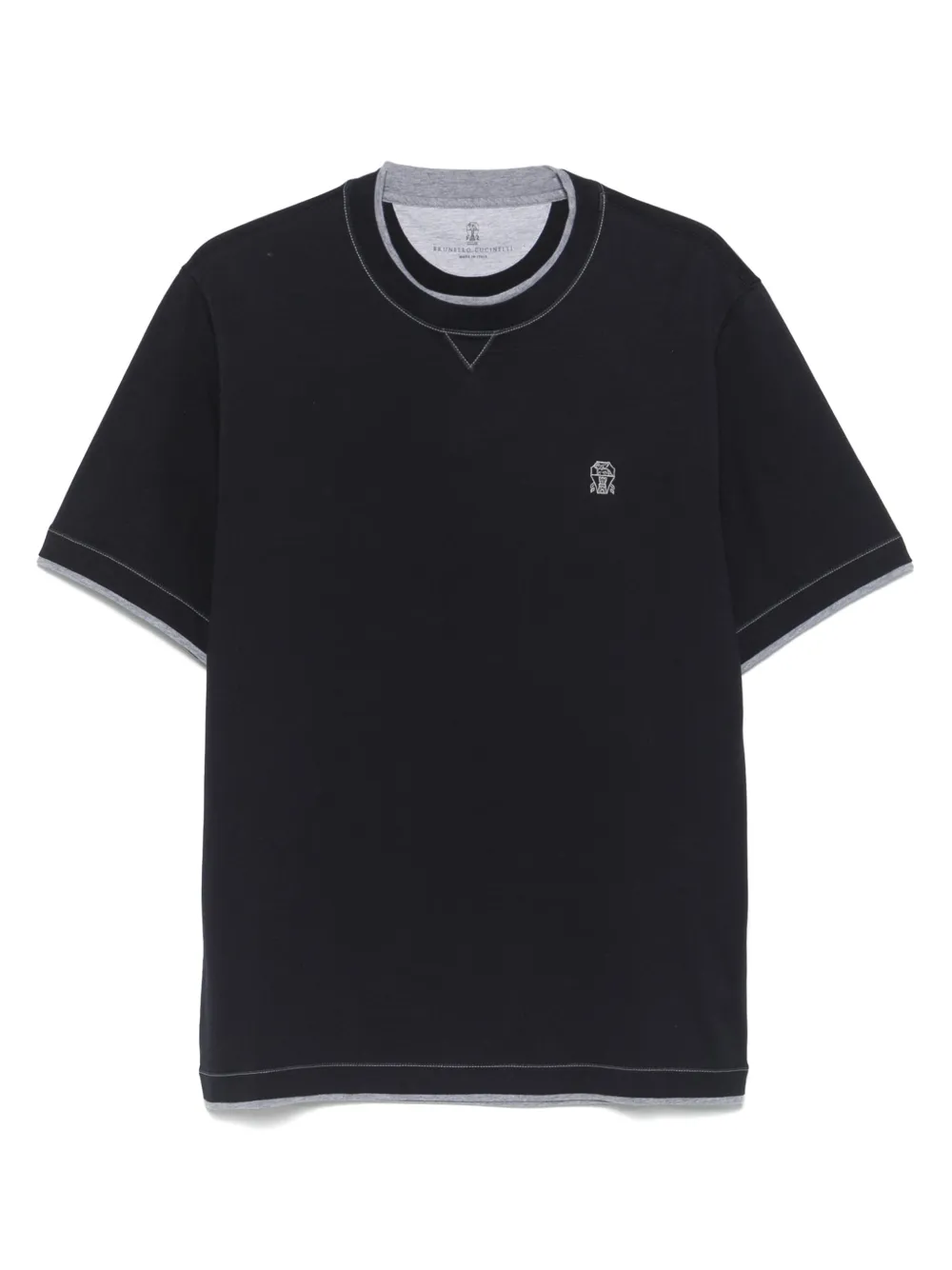 Brunello Cucinelli playera de algodón | azul | Image 1