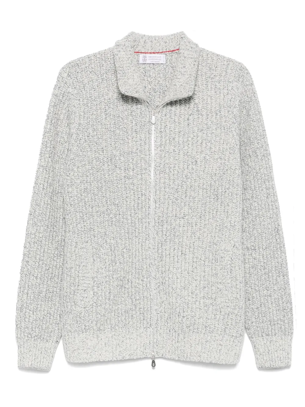 Brunello Cucinelli virgin wool-blend sweatshirt | Grey | Image 1