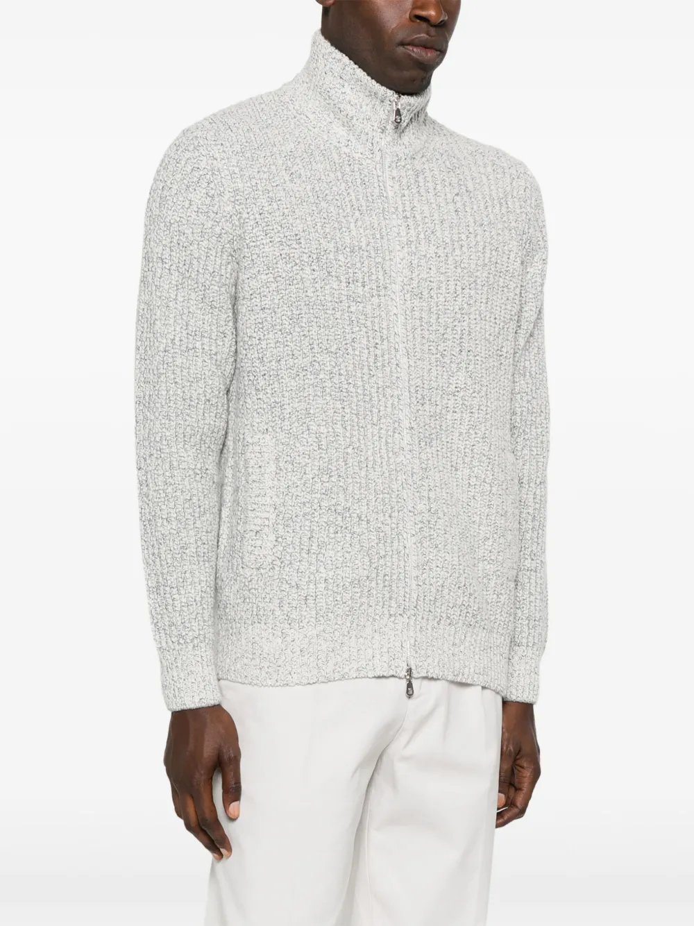 Brunello Cucinelli virgin wool-blend sweatshirt Grijs