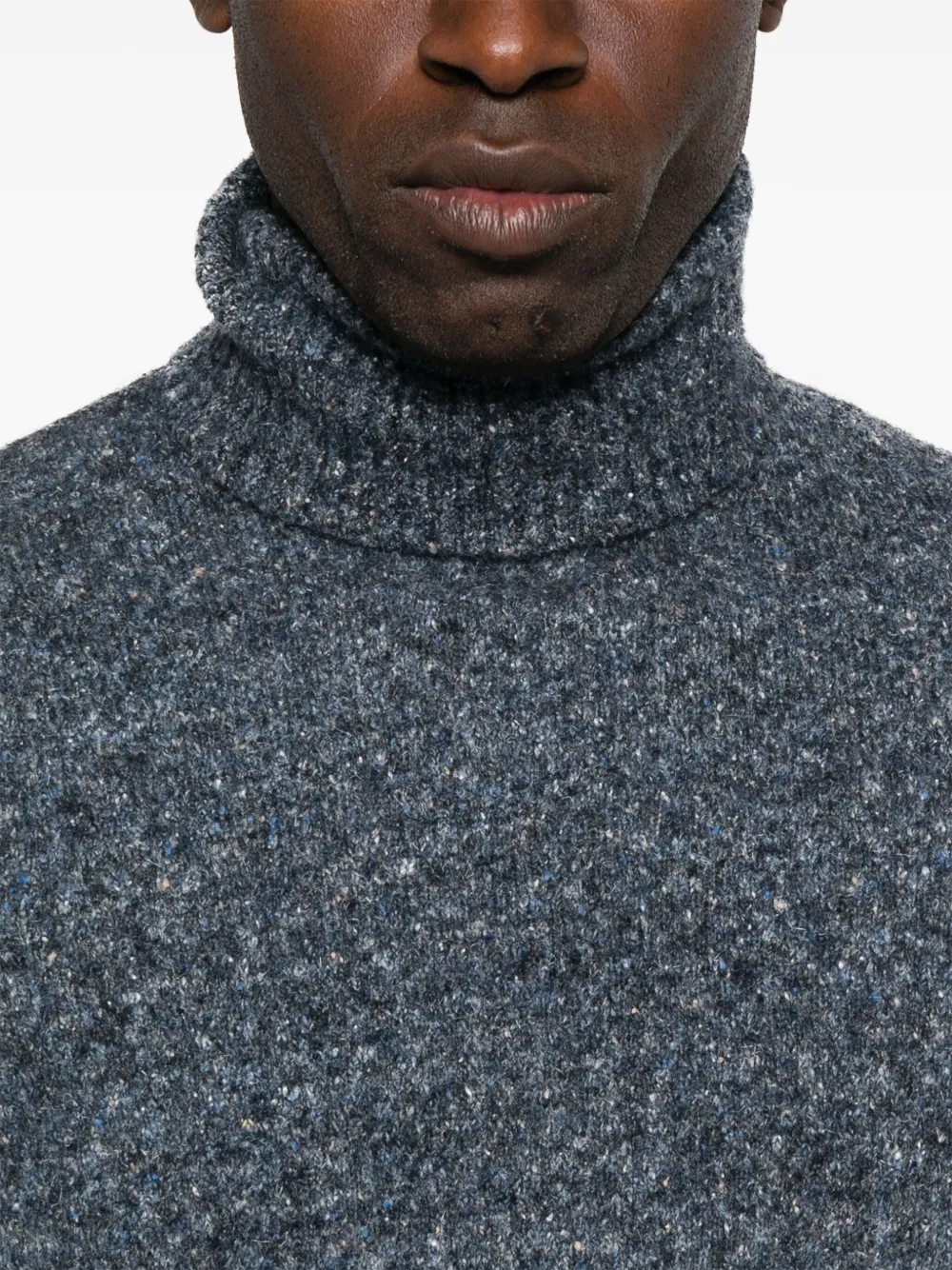 Brunello Cucinelli Trui met hoge hals Blauw