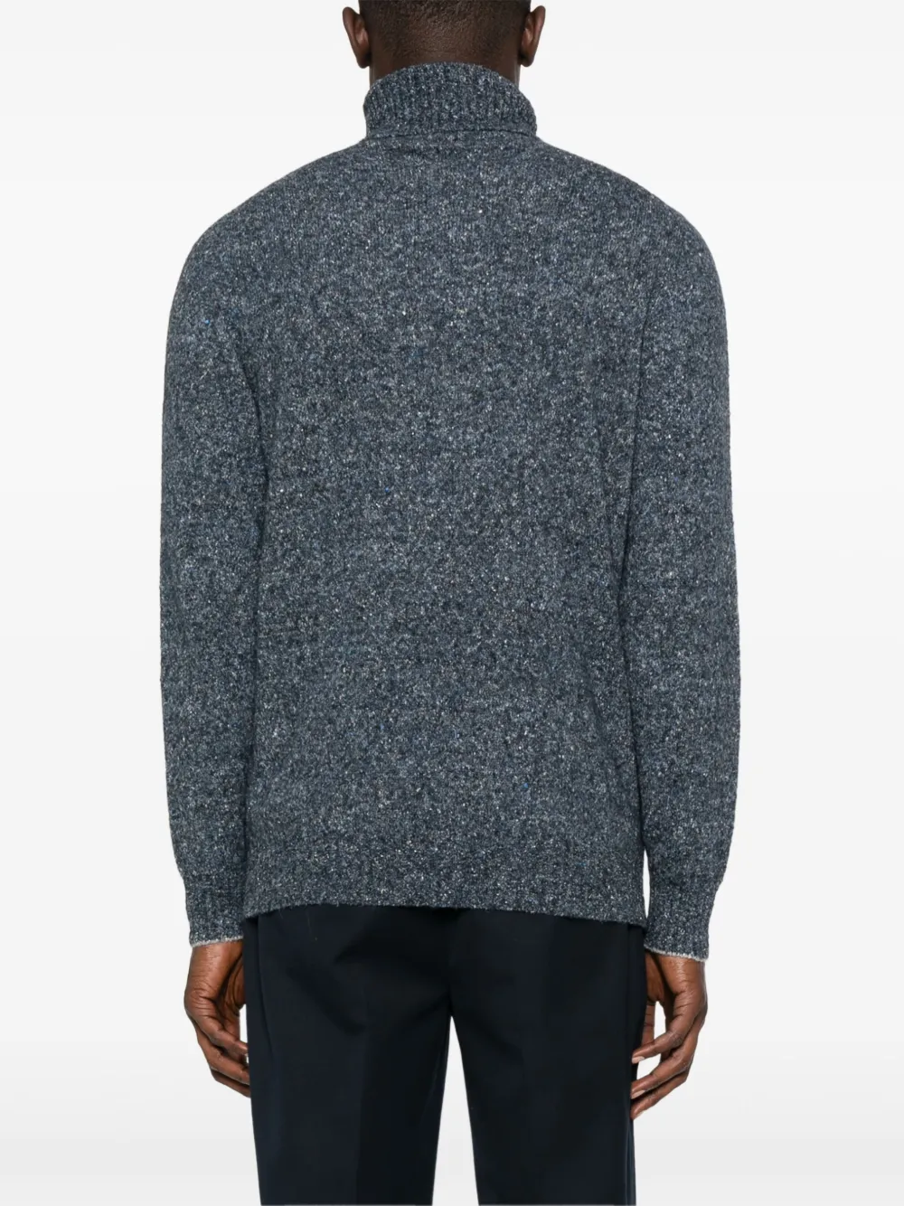 Brunello Cucinelli Trui met hoge hals Blauw