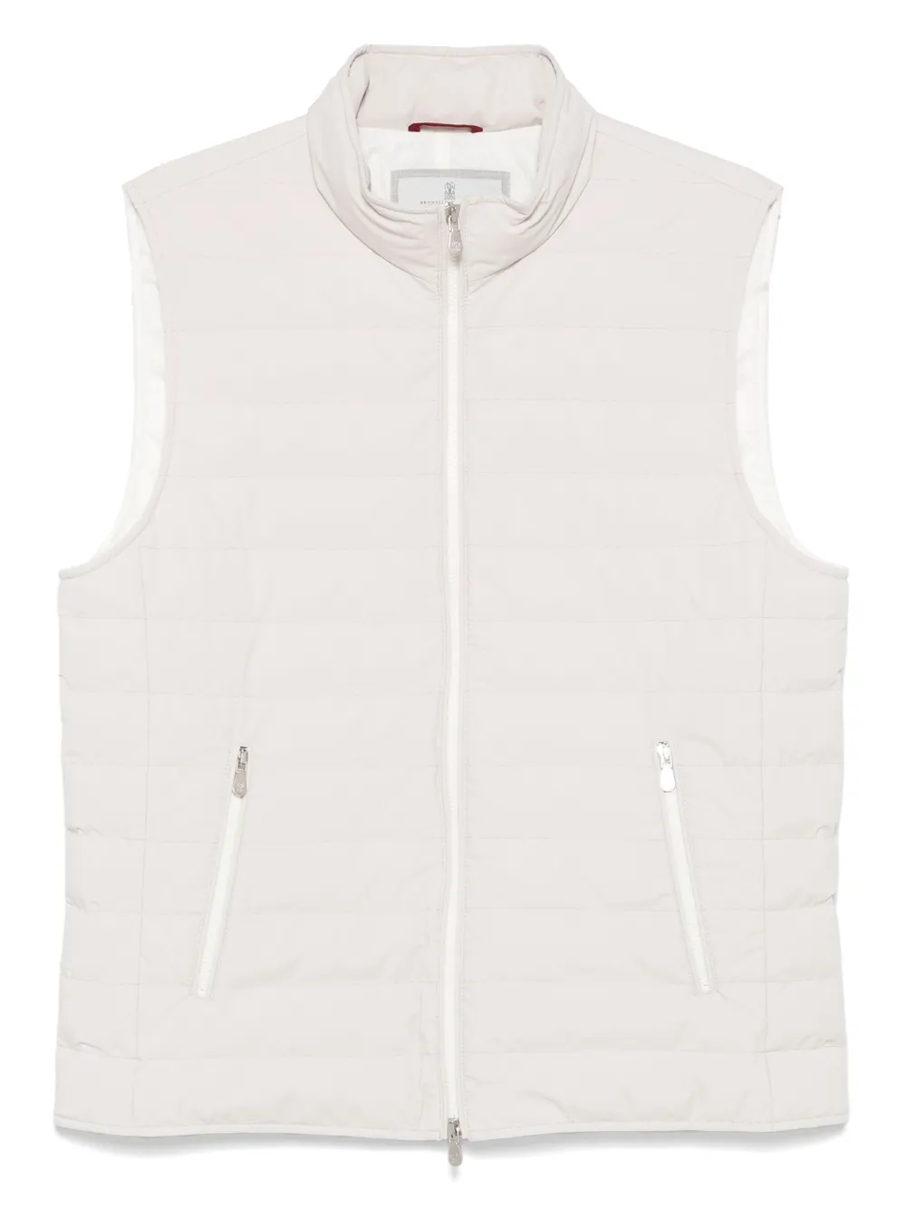 Brunello Cucinelli high-neck waistcoat | Grey | Image 1
