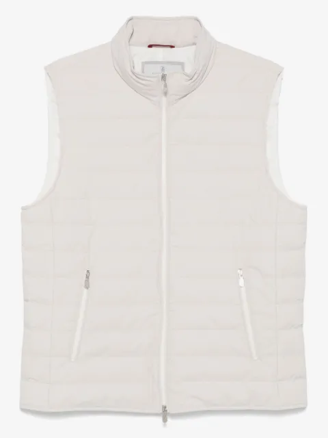 Brunello Cucinelli high-neck waistcoat